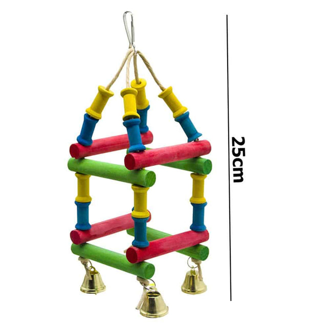 Eco-Friendly Parrot Toy with Bells - wnkrs