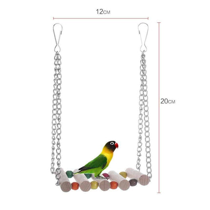 Eco-Friendly Parrot Toy with Bells - wnkrs