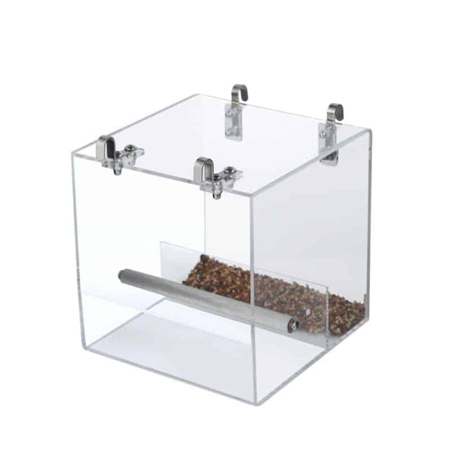 Bird's Trasparent Cube Feeder - wnkrs