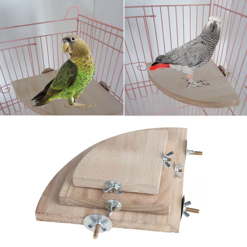 Bird's Wood Platform Stand