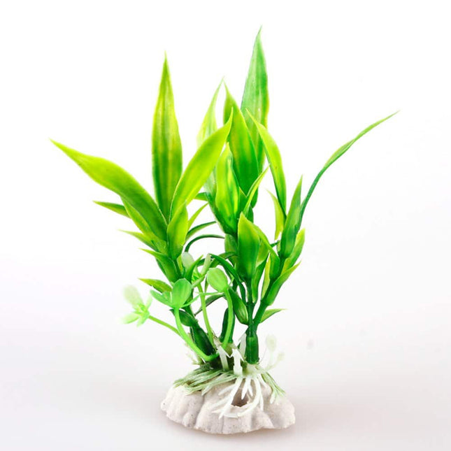 Safety Aquarium Decor Plastic Plant - wnkrs