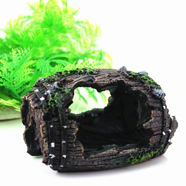 Artificial Barrel for Fish Tank - wnkrs