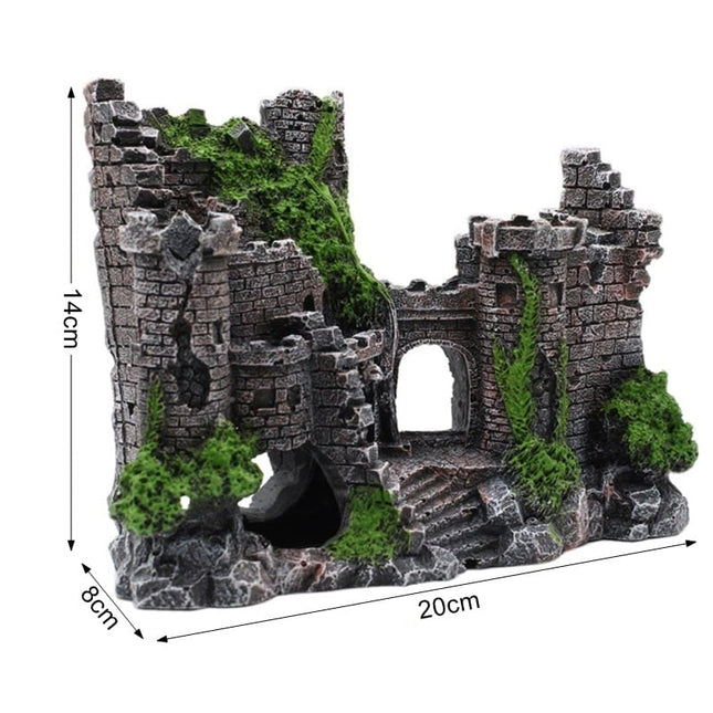 Old Castle Aquarium Decor - wnkrs