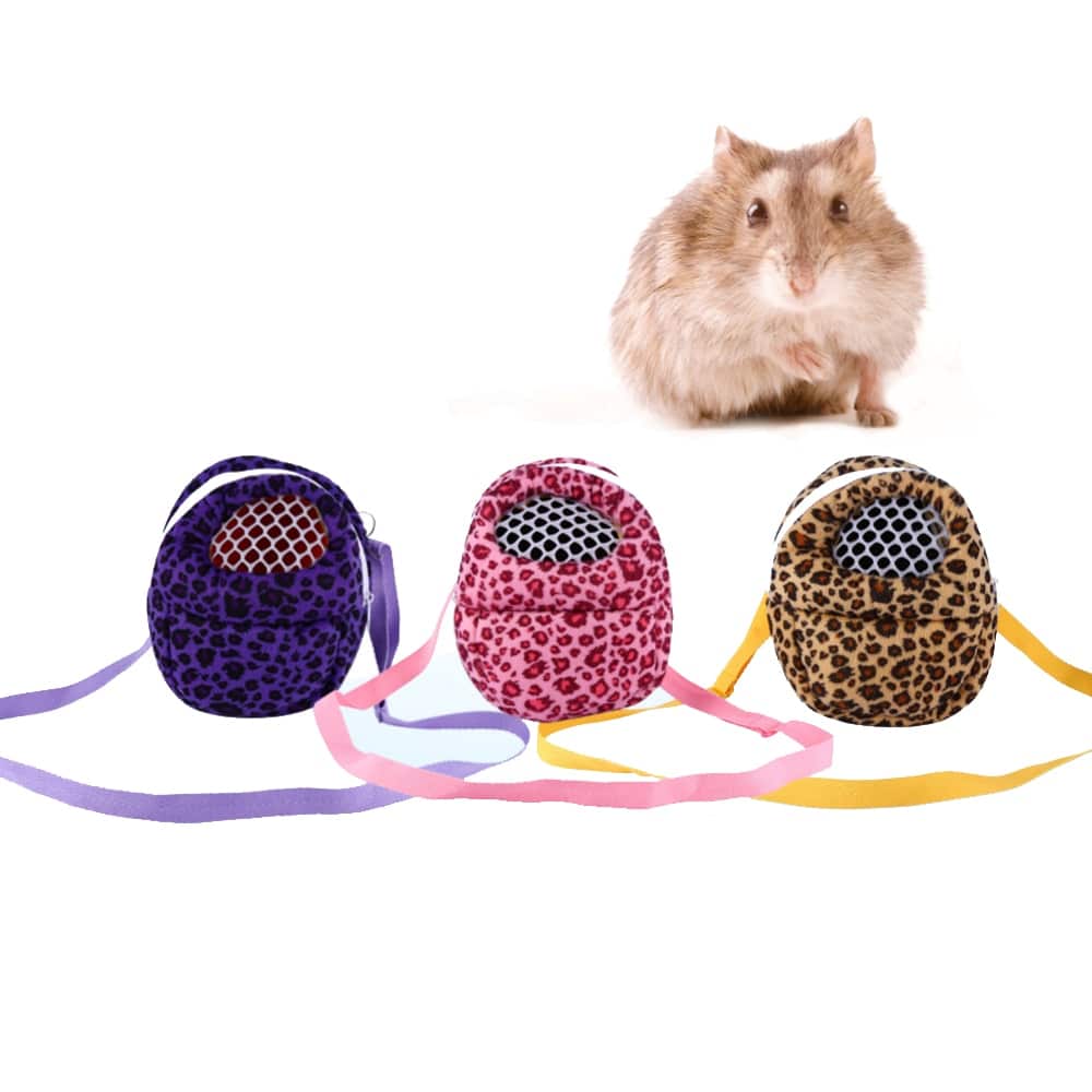 Leopard Pattern Small Pet Shoulder Pouch