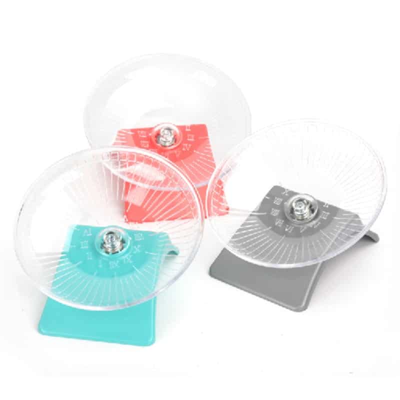 Clear Saucer-Style Exercise Disc for Small Pets