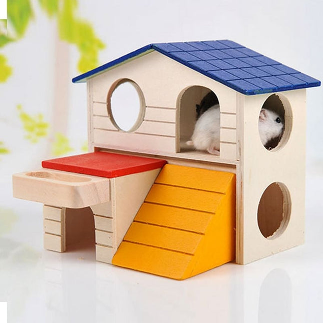 Color Block House for Small Animals - wnkrs