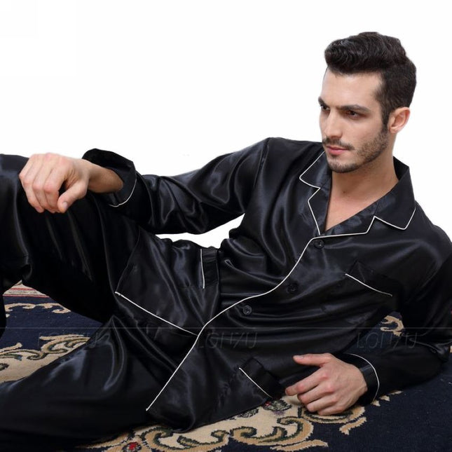 Silk Pajama Set for Men - Wnkrs