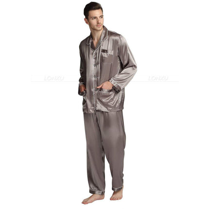 Silk Pajama Set for Men - Wnkrs