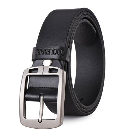 Vintage Cowhide Leather Belt for Men - Wnkrs