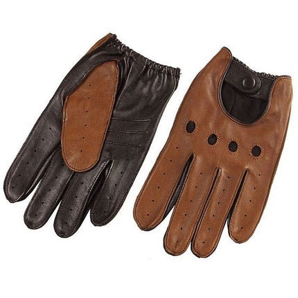 Men's Breathable Leather Gloves - Wnkrs