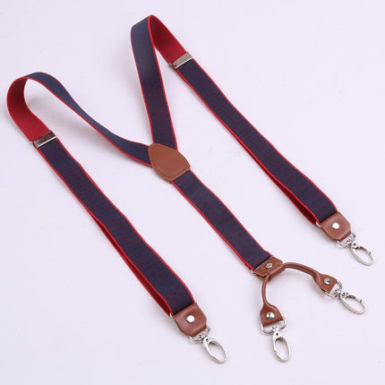 Unisex Retro Y-Shaped Suspenders - Wnkrs