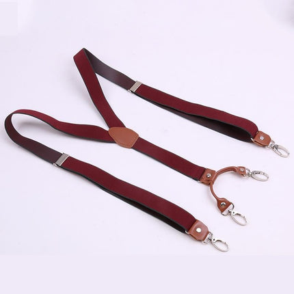 Unisex Retro Y-Shaped Suspenders - Wnkrs