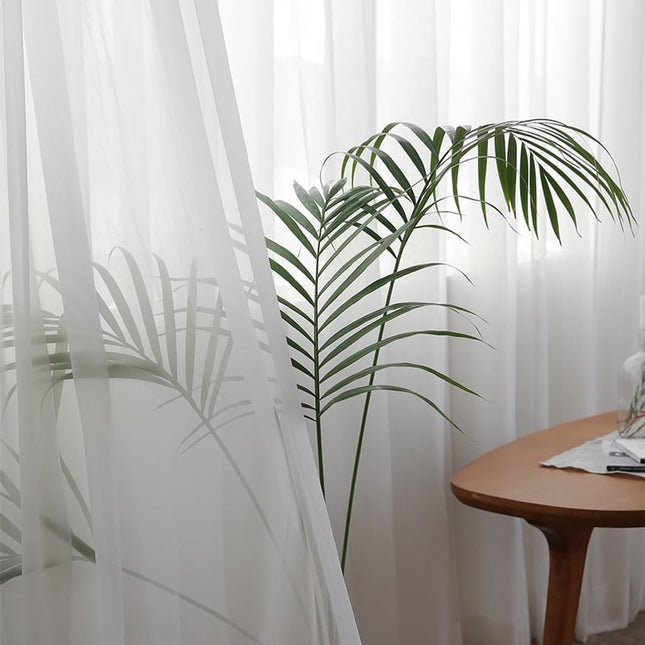White Curtains for Living Room - wnkrs