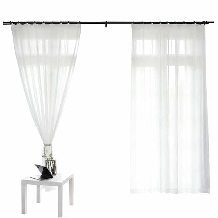 White Curtains for Living Room - wnkrs