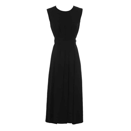K-Fashion Women's Dress in White and Black - Wnkrs