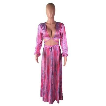 Summer Vintage Maxy Dress for Women - Wnkrs