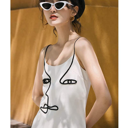 Women's Abstract Art Mini Dress - Wnkrs