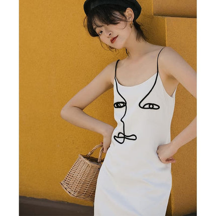 Women's Abstract Art Mini Dress - Wnkrs