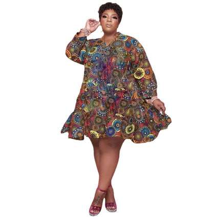 Midi Dress for Plus Size Women - Wnkrs
