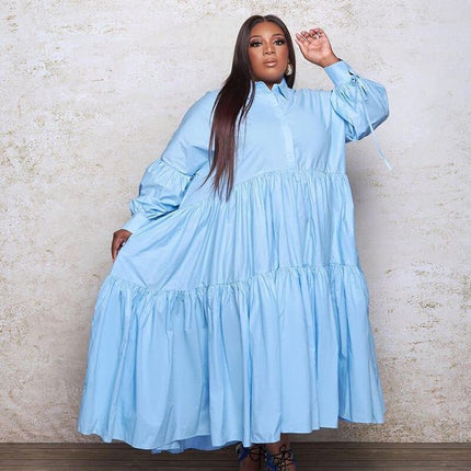 Plus Size Loose Dresses - Wnkrs