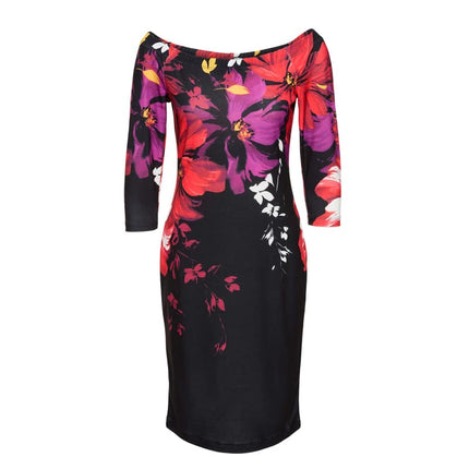 Women's Floral Printed Half Sleeved Dress - Wnkrs