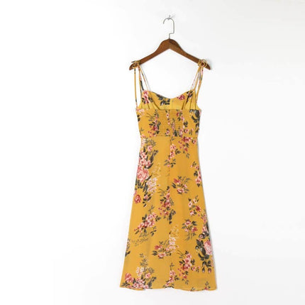 Women's Slim Fit Split Sling Dress - Wnkrs