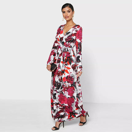 Women's Fashion V-Neck Kaftan - Wnkrs