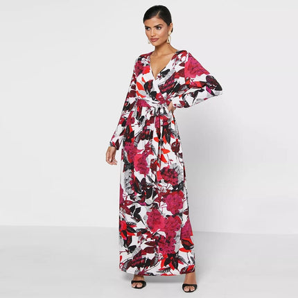 Women's Fashion V-Neck Kaftan - Wnkrs