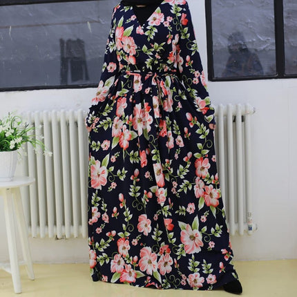 Women's Fashion V-Neck Kaftan - Wnkrs