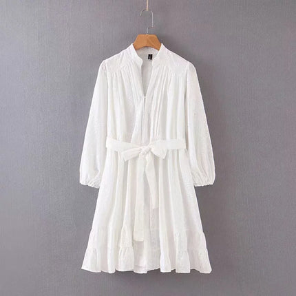 Liberty White Mini Dress for Women - Wnkrs