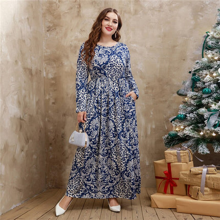 Women's Fashion Modest Maxi Dress - Wnkrs