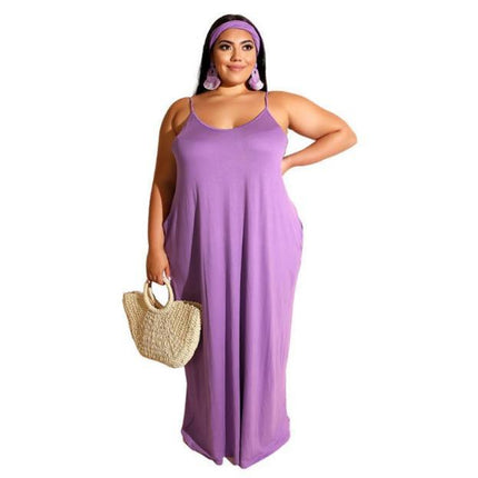 Solid Color Casual Dress - Wnkrs