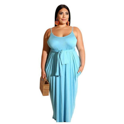 Solid Color Casual Dress - Wnkrs