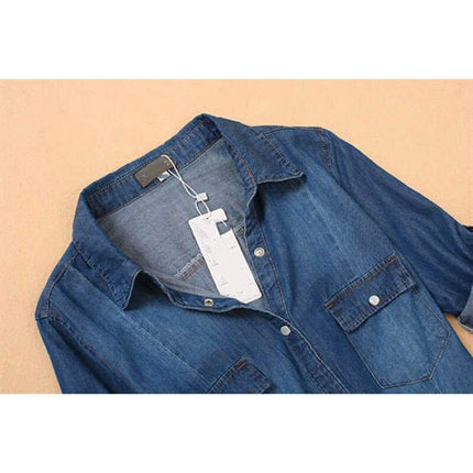 Women's Denim Shirt Dress - Wnkrs