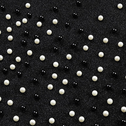 Women's Long Sleeved Beaded Round Neck Dress - Wnkrs