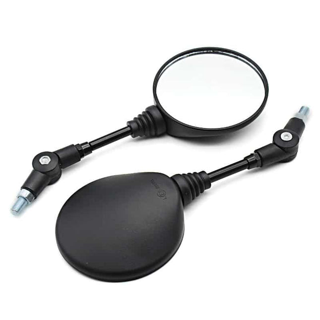 Universal Round Shape Motorcycle Side Mirrors Set - wnkrs