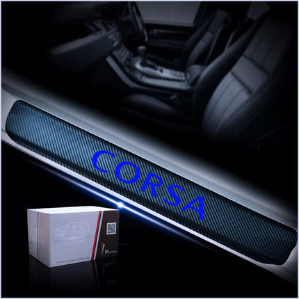 Carbon Fiber Car Door Sill Sticker - wnkrs