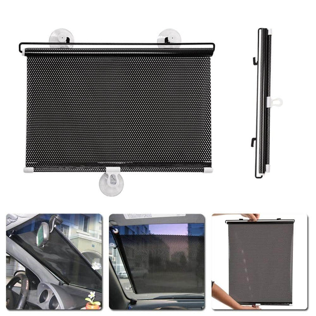 Universal Retractable Car Windshield Sun Shade Curtain - wnkrs