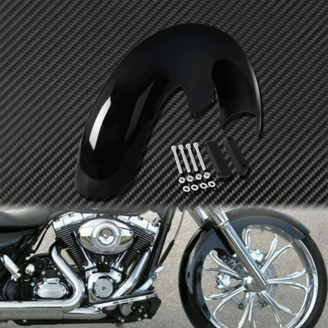 Motorcycle Gloss Black Front Fender - wnkrs