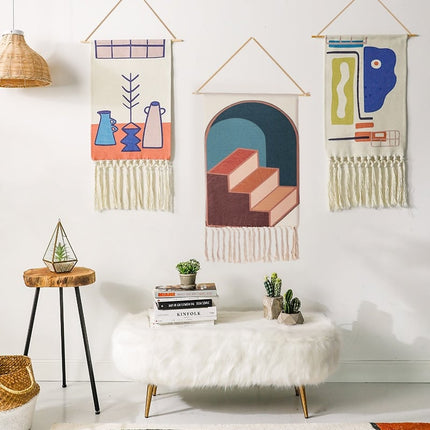 Boho Wall Decor with Tassels - wnkrs