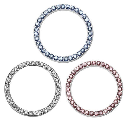 Glittering Crystal Car Start Button Ring - wnkrs