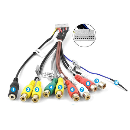 Car Radio Wiring Harness with Microphone Wire - wnkrs