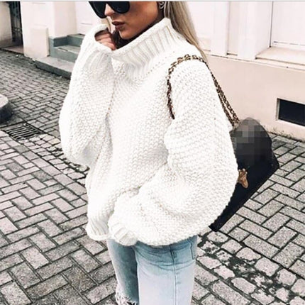 Women's Casual Loose Knitted Sweaters - Wnkrs