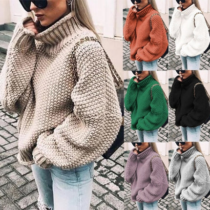 Women's Casual Loose Knitted Sweaters - Wnkrs