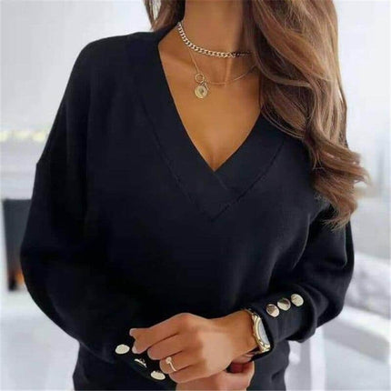 Autumn V-neck Long Sleeve - Wnkrs