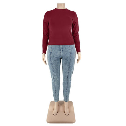 Solid Color Turtleneck Top - Wnkrs