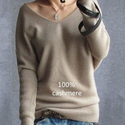 V-neck Autumn Sweaters - Wnkrs