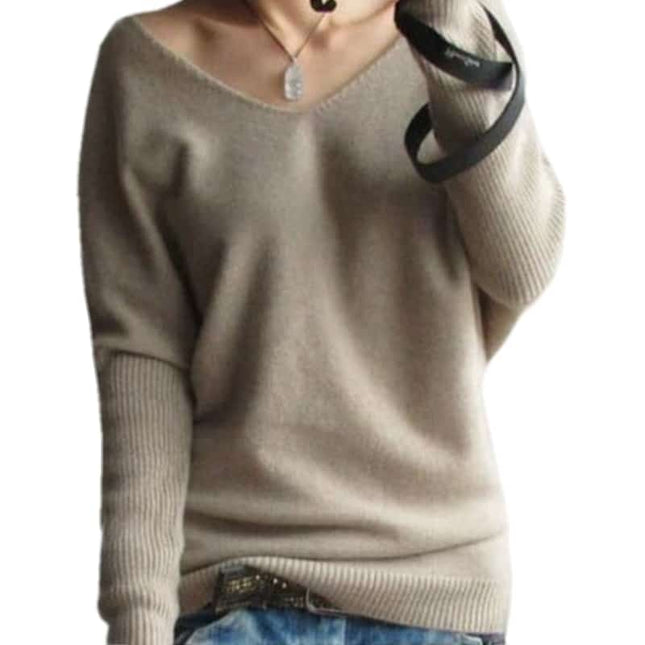 V-neck Autumn Sweaters - Wnkrs