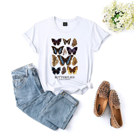 Butterflies In My Stomach Aesthetic Unisex T-Shirt - Wnkrs