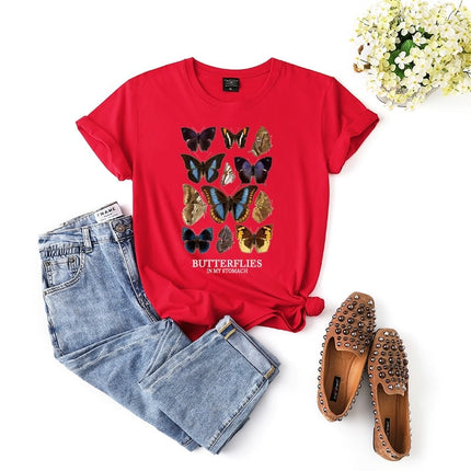Butterflies In My Stomach Aesthetic Unisex T-Shirt - Wnkrs